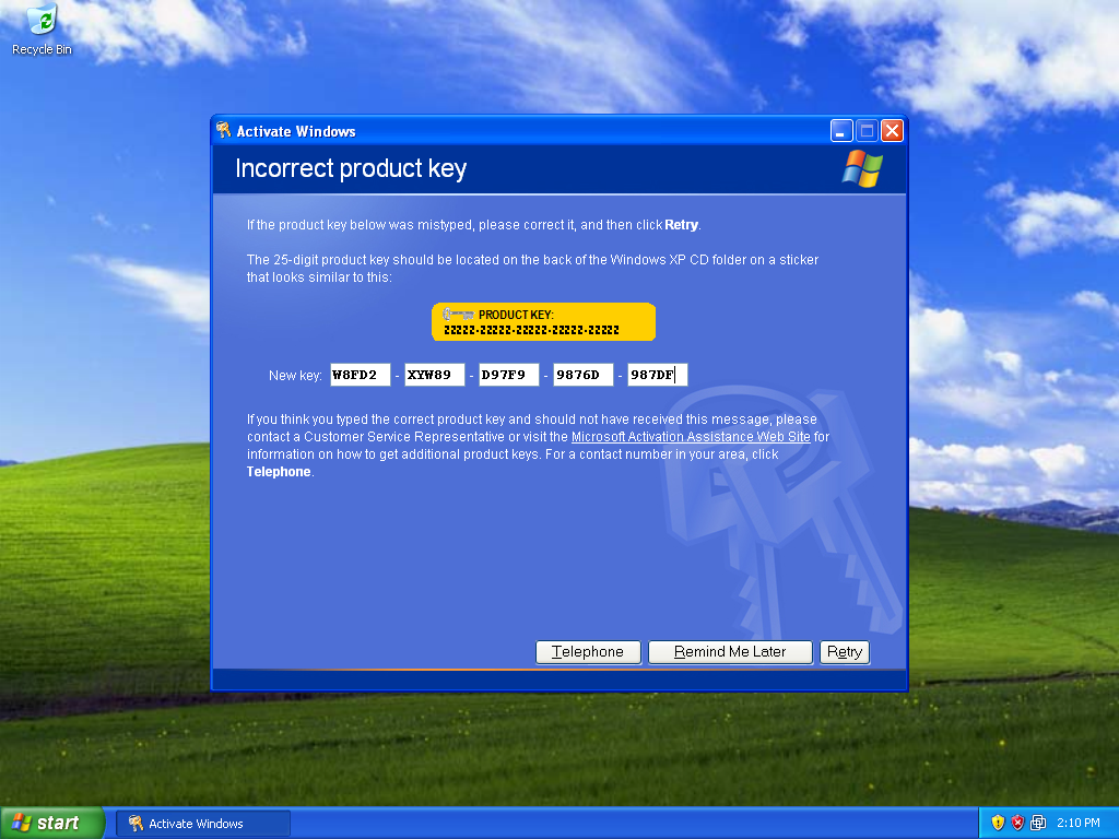 Serial key xp sp3 professional